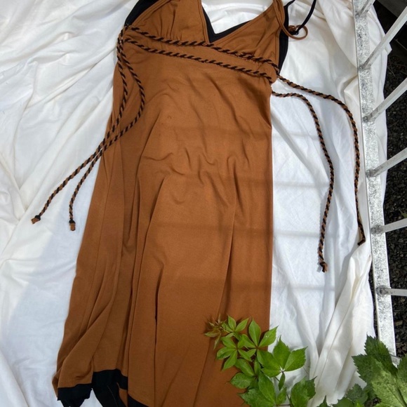 Burnt Orange Dress Medium - Picture 5 of 10